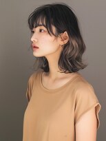 アルトリスト(Altruist Aging×HAIR&SPA)&nbsp;★ダークアッシュ大人ガーリーボブ着物ミディアムレイヤーカット