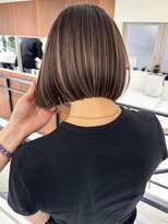 ジル ブラン 福岡(JIL BLAN) 大人可愛い30代40代50代ボブ/ショートカット/白髪染め白髪ぼかし