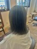 《自然なストレートヘアに♪》　カット+ナチュラルストレート