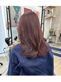 【天神.大名.今泉】明るめブリーチなしチェリーピンク