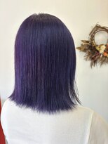 ジェムヘアスタジオ 湘南平塚南口店(Gem Hair Studio)&nbsp;艶やかディープバイオレットカラー【Gem】