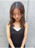 【三ツ井】20代30代ニュアンスパーマ 前髪パーマ　ほつれカール