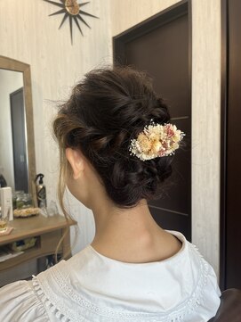 ヘアースペース シャイニング(HairSpace Shining) SHINING　お呼ばれパーティーヘアセット