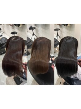 思わず触りたくなる圧倒的艶髪 ◎