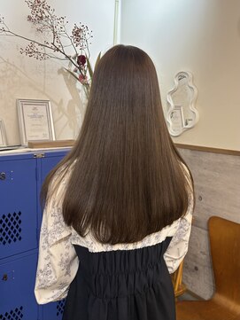 ラック 津田沼(LUCK) オリーブベージュ/ダブルカラーインナーカラーケアブリーチ