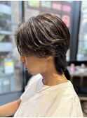 ミディアムウルフセンターパート