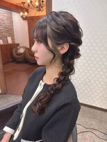ラニシス ヘアー(Lanisis Hair)&nbsp;サイドの編み下ろしスタイル