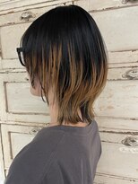 ロリム(RorriM)&nbsp;グラデーションカラー レイヤーカット ウルフカット