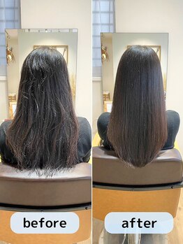 カミーノプラス(Camino+)の写真/【柏駅3分】6席のみ少人数制サロン♪◇髪質改善専門店と同レベルの薬剤を10種類使用♪