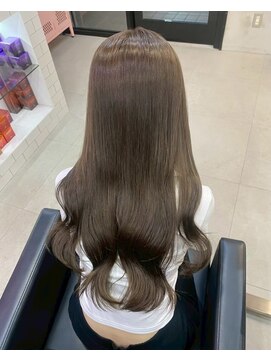 リコヘアー(LiCO HAIR) 那覇/イメチェン/ピンクベージュ/アンブレラカラー/前髪