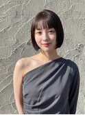【ふんわり軽い】レイヤーボブ×小顔シルエット