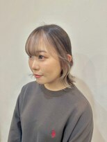 hair salon TSUMUGI【10月1日 NEW OPEN(予定)】&nbsp;ミルクティー×ブラウンフェイスフレーミング