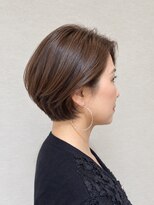 タヤ 府中店(TAYA) 大人ナチュラルショートボブ/透明感カラー
