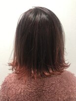 ポッシュ 原宿店(HAIR＆MAKE POSH) 赤グラ　裾カラー