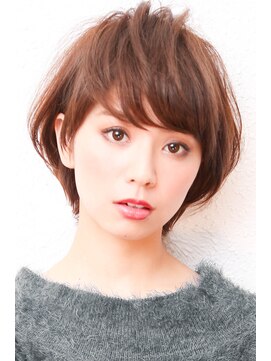 モニカ 西宮北口(Monica) グレージュナチュラルボブ大人可愛い丸みショートボブ