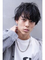 オースティン 錦糸町(AUSTIN) くせ毛風パーマ★ツーブロックショートレイヤー×ワイルドバング