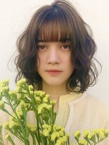 クーエフー(coo et fuu)&nbsp;パッとバングにゆるふわボブ