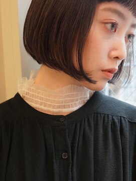 ヌース(NOUS) ミニボブ/ショート/前髪カット/前髪縮毛矯正/薬院天神今泉警固