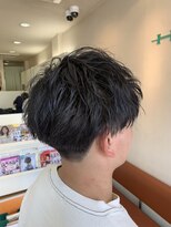 エイミー バイ ハセ(Aimee by HASE)&nbsp;20代30代40代/マッシュ×ブルーアッシュ/刈り上げショート