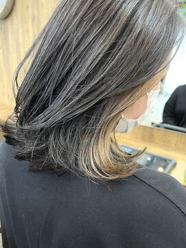 フラッグヘア 新宮店(Flag HAIR) インナーミルクティー☆ダークベージュ