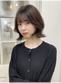 くびれボブ 韓国風レイヤーカット 流れる顔まわりカット 東垂水