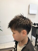 スローライフ(Slow Life) キッズカット ツーブロックショート