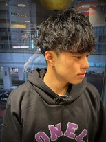 ヒロギンザ 六本木店(HIRO GINZA)&nbsp;マッシュ風スパイラルパーマスタイル