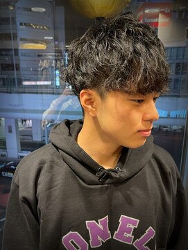 ヒロギンザ 六本木店(HIRO GINZA) マッシュ風スパイラルパーマスタイル