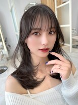 アフロートリノ(AFLOAT Leino)&nbsp;大人かわいいワンカールヘア　顔まわりフェイスレイヤー