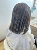 イーストハムアネーロ(EAST HAM anello) ミディアムボブ/透明感グレージュ☆