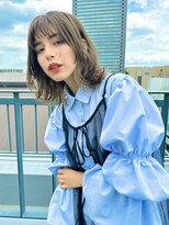 ルービック 梅田茶屋町(Rubik)&nbsp;大人ゆるふわレイヤー×インナーカラー×ロブ