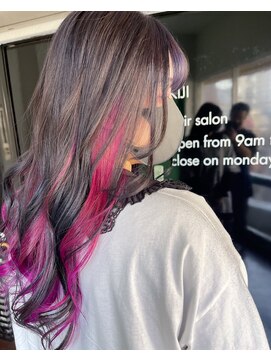 キジ(KIJI) ★フラッシュピンク×インナーカラー★詳細はブログまで