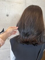 アチーブ ヘア デザイン(achieve hair design)&nbsp;大人可愛いマロンブラウンベージュ　セミロング暖色系カラー