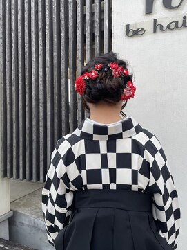 ビーヘア(be hair) 【卒業式着付】大正浪漫