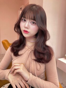 ボタン シブヤ(VOTAN SHIBUYA) ピンク/レイヤー/カラー/カット/韓国/渋谷