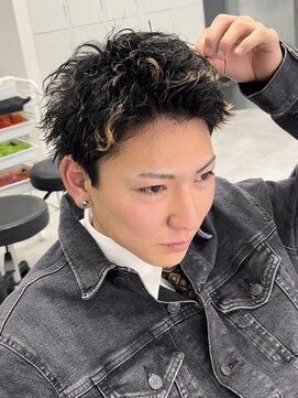 ルースト 西院店(ROOST) スパイキーショート ／メンズショート／ブリーチ