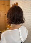 ショートボブ/ゆるパーマ/ボブパーマ/パーマ/20代30代40代50代