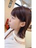 平日限定一カットカラー超音波トリートメント￥13500