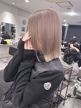 キング 枚方店(K!ng) 縮毛矯正髪質改善ハイライトレイヤーカット枚方美容室エクステ