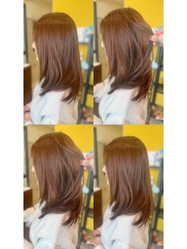 バサ 江古田店(BASSA) 【AKINO】ブリーチ無しの明るめベージュ♪