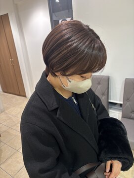 アッシュ 下北沢店(Ash) チョコレートカラーのショートヘア
