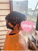 ヘアセット、お着付け