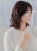 伸ばしかけ立体感ひし形くびレイヤーカットa上尾20代30代40代
