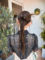 バルス(BLS)&nbsp;カチモリミックスお呼ばれヘアアレンジ