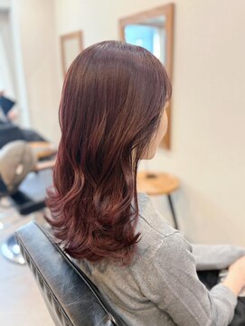 スケール(SCALE) くすみレッド×やわらかレイヤー