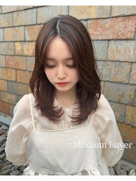 アーティーアーティー 薬院店(ARRTY ARRTY) 【門川】美髪レイヤーカット/顔まわりレイヤー/髪質改善カラー