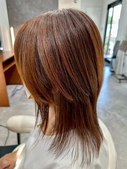 グランオーガニック(gran organic)の写真/長く付き合う白髪には、大人髪特有のうねりパサつきも抑えるダメージレスな"毛髪強化艶髪カラー"が大人気☆