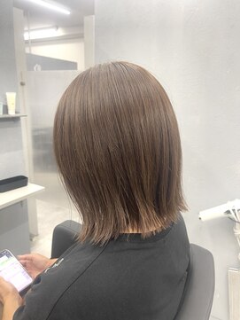 アオアクア バイ グルグル 小岩店(ao akua by GULGUL) 小岩/レイヤーカット/ダブルカラー/ブリーチなしカラー/顔周り