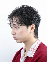 オーシャントーキョー 大阪(OCEAN TOKYO)&nbsp;韓国ヘアカルマパーマコンマバングセンターパートフェザーパーマ