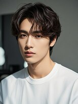 エイチ メンズ(H)&nbsp;ツイストスパイラルパーマフェードシャドウパーママンバンヘア